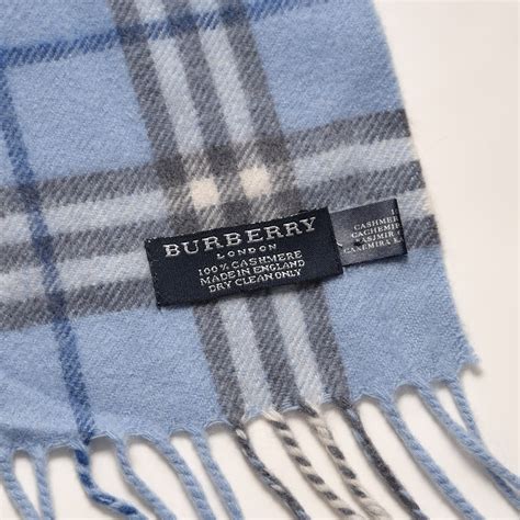 burberry light blue cashmere scarf|authentic Burberry cashmere scarf.